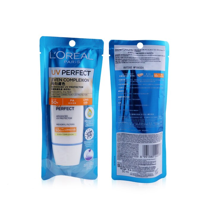 L'Oreal UV Perfect Солнцезащитное Средство для Ровного Тона Кожи 30ml/1ozProduct Thumbnail