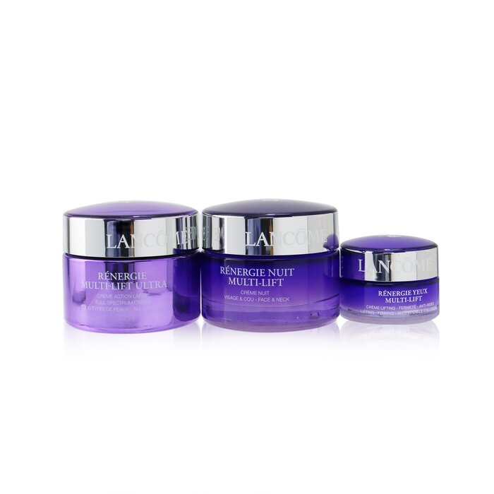 Lancome Renergie Multi-Lift Ultra Set: Full Spectrum Cream 50ml + Night Cream 50ml + Eye Cream 15ml 3pcsProduct Thumbnail