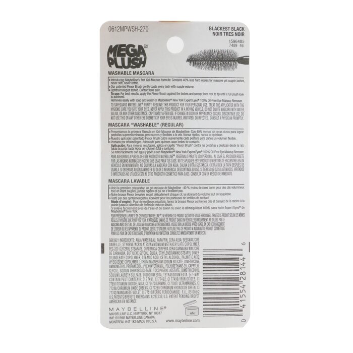 Maybelline Volum' Express The Mega Plush Mascara 9ml/0.3ozProduct Thumbnail