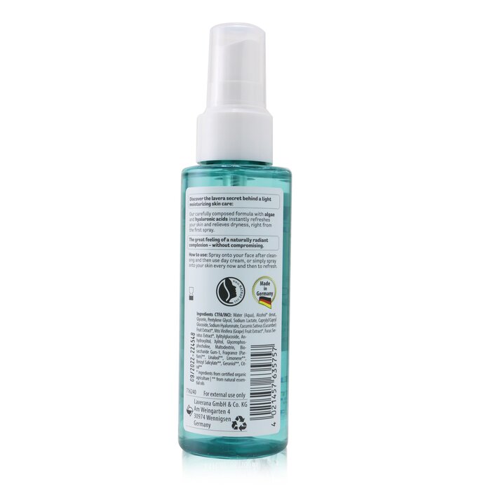 Lavera Hydro Sensation Face Mist - With Algae & Hyaluronic acids 100ml/3.4ozProduct Thumbnail
