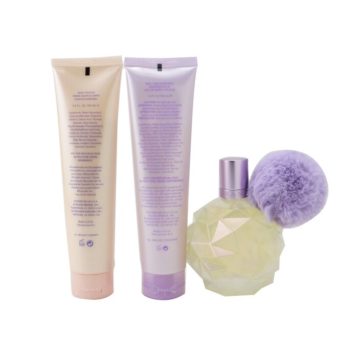 Ariana Grande Moonlight Coffret: Eau De Parfum Spray 100ml/3.4oz + Body Souffle 100ml/3.4oz + Bath And Shower Gel 100ml/3.4oz 3pcsProduct Thumbnail
