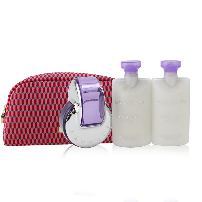 Bvlgari Omnia Amethyste Coffret: Eau De Toilette Spray 65ml/2.2oz + 2x Body Lotion 75ml/2.5oz + Pouch 3pcs+PouchProduct Thumbnail