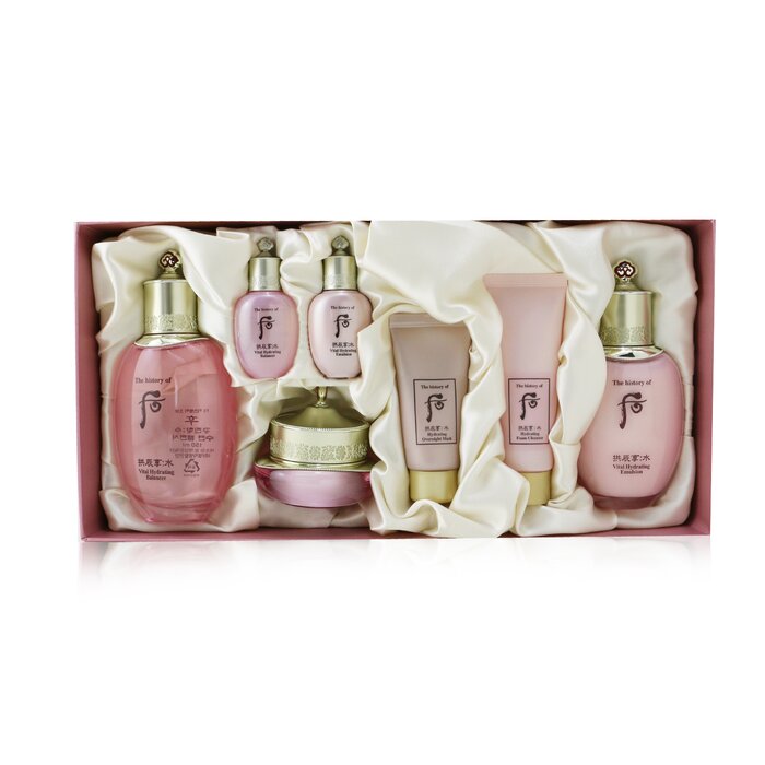 Whoo (The History Of Whoo) Gongjinhyang: Soo Vital Hydrating Set: Balancer (150ml +20ml) + Emulsion (110ml + 20ml) + Cream 20ml + Cleanser 40ml + Overnight Mask 30ml 7pcsProduct Thumbnail