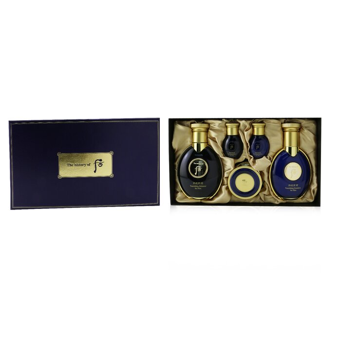 Whoo (The History Of Whoo) Gongjinhyang: Kun Nourishing For Men Set: Balancer (140ml+20ml) + Emulsion (100ml+20ml) + Cream 20ml 5pcsProduct Thumbnail