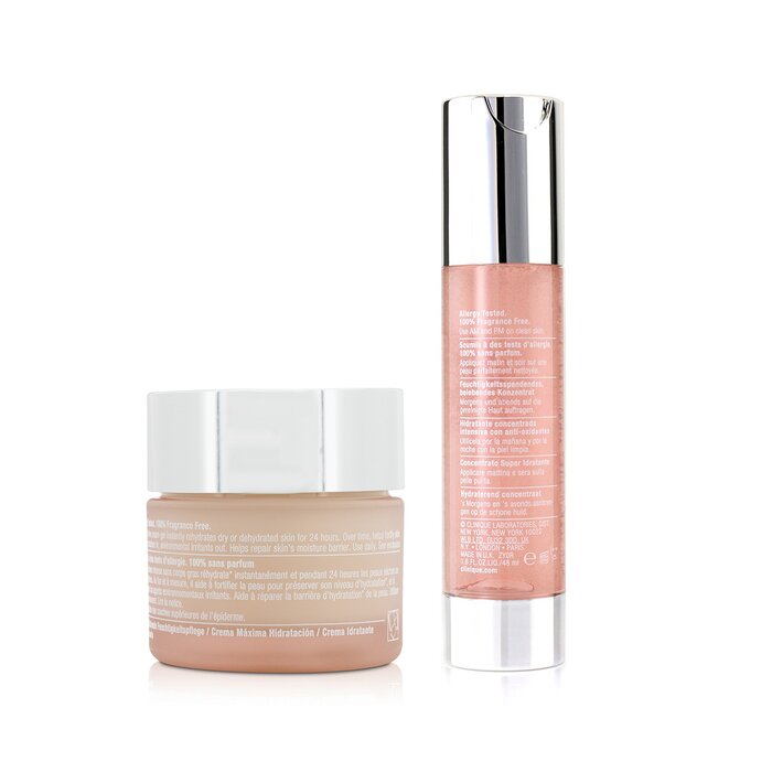 Clinique Moisture Surge Hydrating Supercharged Concentrate 48ml + Moisture Surge Intense Skin Fortifying Hydrator 50ml 2pcsProduct Thumbnail