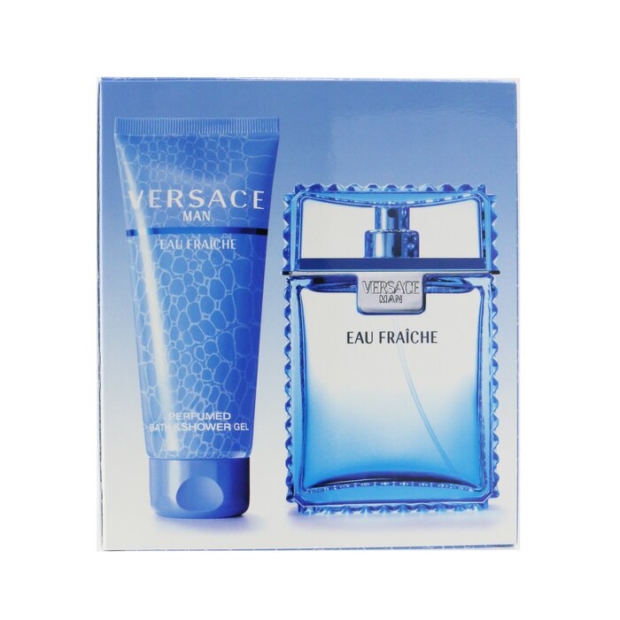 Versace Eau Fraiche Coffret: Eau De Toilette Spray 100ml/3.4oz + Perfumed Bath & Shower Gel 100ml/3.4oz  2pcsProduct Thumbnail