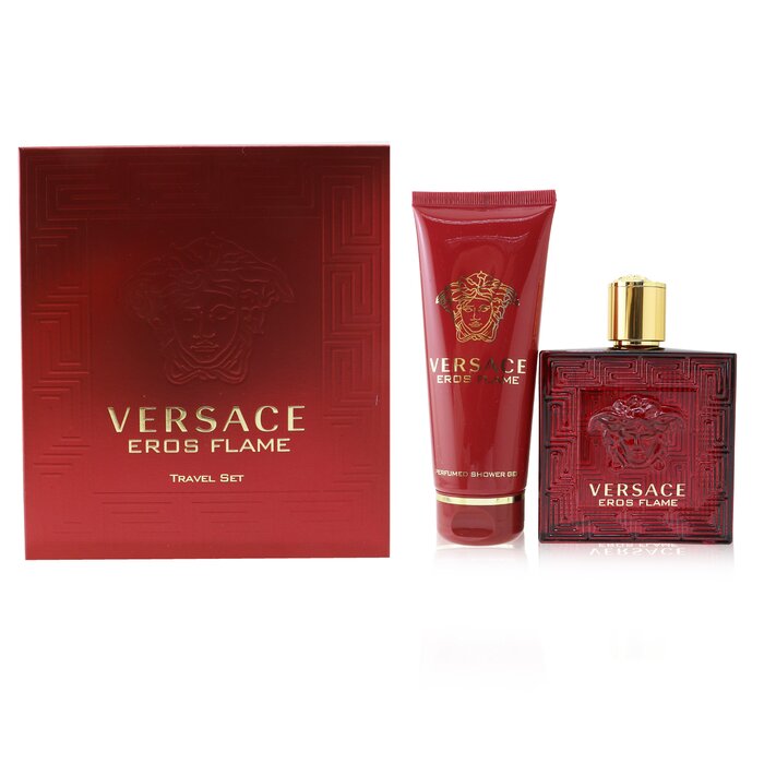 Versace Eros Flame Coffret Eau De Parfum Spray Ml Oz Shower Gel Ml Oz Pcs M
