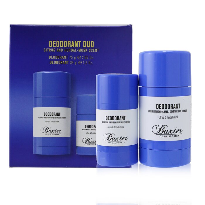 Baxter Of California Deodorant Duo Set - Aluminum & Alcohol Free (Sensitive Skin Formula) 2pcsProduct Thumbnail