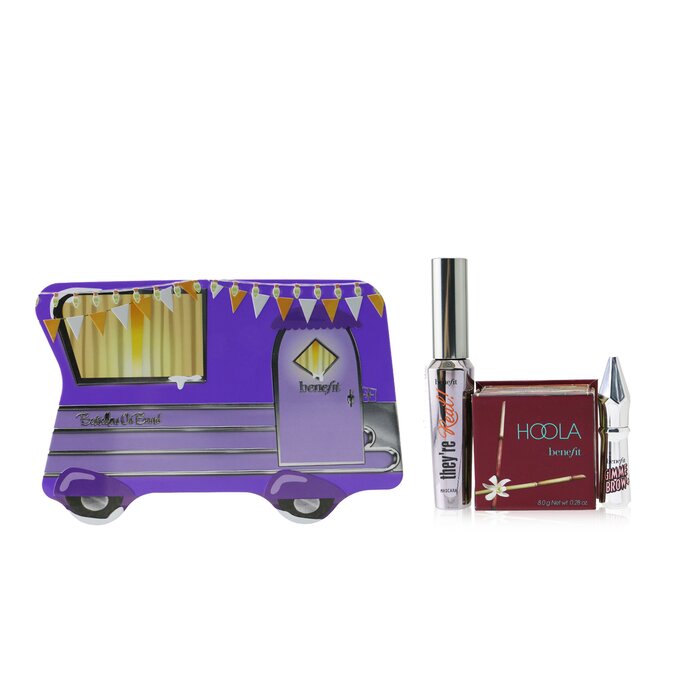 Benefit Bestsellers On Board Set: Hoola Matte Powder Bronzer 8g + They're Real! Mascara 8.5g + Mini Gimme Brow Gel 1.5g 3pcsProduct Thumbnail