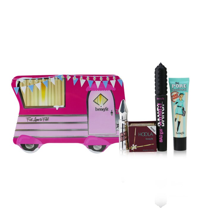 Benefit Fast Lane To Fab Set: The POREfessional Face Primer 22ml + Gimme Brow+ Volumizing Fiber Gel 3g + BADgal BANG! Volumizing Mascara 8.5g + Mini Hoola Matte Powder Bronzer 4pcsProduct Thumbnail