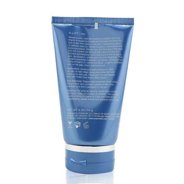 CosMedix A-Lift Overnight Vitamin A Body Treatment (Unboxed) 114g/4ozProduct Thumbnail