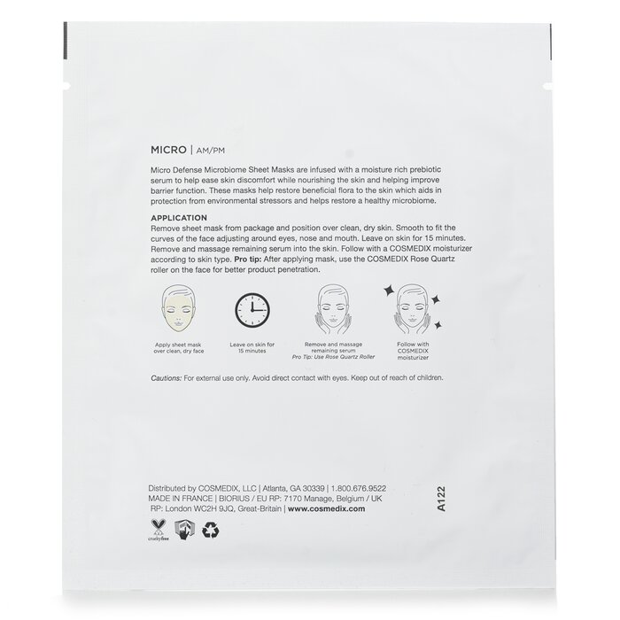 CosMedix Micro Defense Microbiome Sheet Mask 5sheetsProduct Thumbnail
