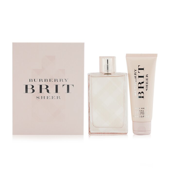 Burberry Brit Sheer Coffret: Eau De Toilette Spray 100ml/3.3oz + Body Lotion 75ml/2.5oz 2pcsProduct Thumbnail