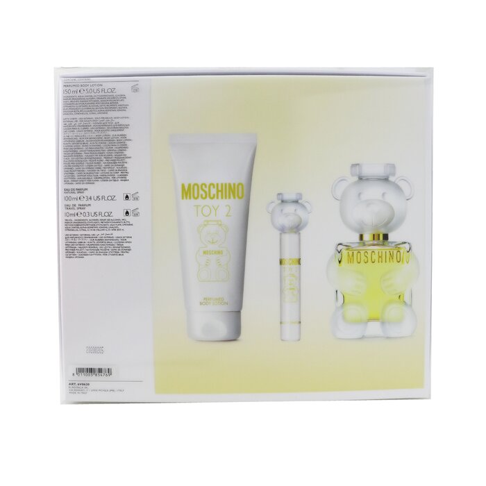 Moschino Toy 2 Coffret: Eau De Parfum Spray 100ml/3.4oz + Body Lotion 150ml/5oz + Eau De Parfum Spray 10ml/0.3oz 3pcsProduct Thumbnail