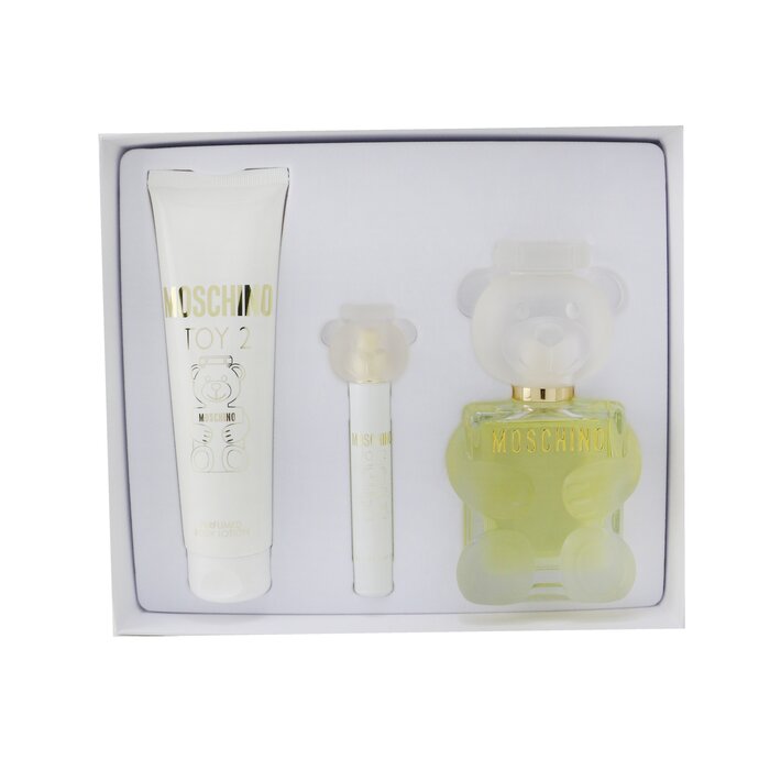Moschino Toy 2 Coffret: Eau De Parfum Spray 100ml/3.4oz + Body Lotion 150ml/5oz + Eau De Parfum Spray 10ml/0.3oz 3pcsProduct Thumbnail