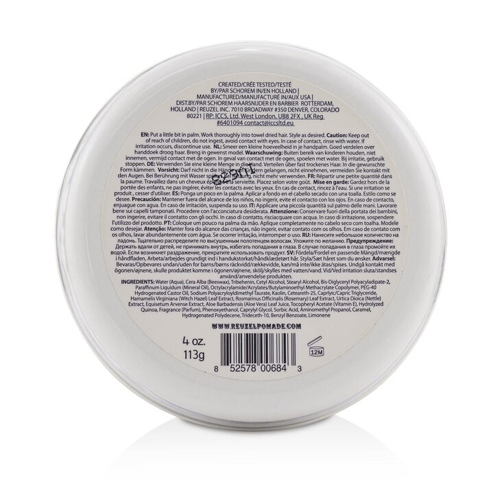 Reuzel Clay Matte Pomade 113g/4ozProduct Thumbnail