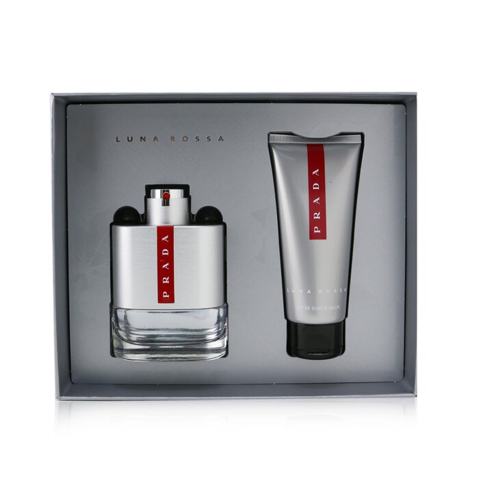 Prada Luna Rossa Coffret: Eau De Toilette Spray 100ml/3.4oz + After Shave Balm 100ml/3.4oz 2pcsProduct Thumbnail