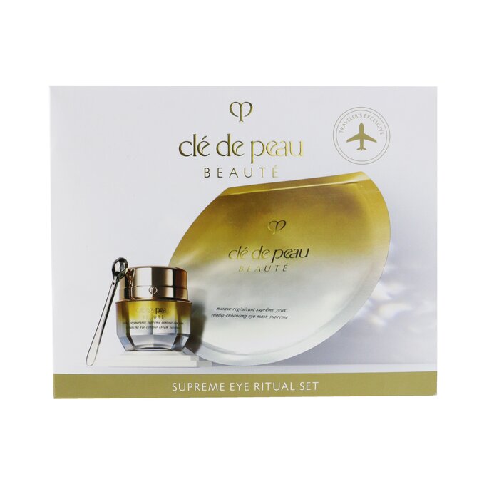 Cle De Peau 肌膚之鑰 Supreme Eye Ritual Set: Enhancing Eye Contour Cream Supreme 15ml/0.52oz+ Vitality-Enhancing Eye Mask Supreme 6 sheets 2pcsProduct Thumbnail