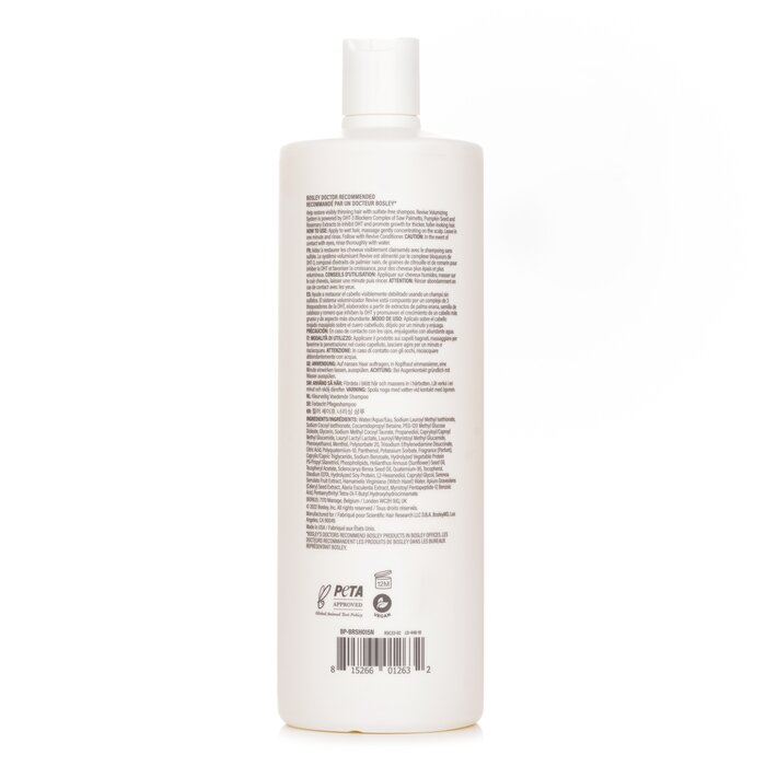 Bosley BosleyMD BosRevive Color Safe Nourishing Shampoo 1000ml/33.8ozProduct Thumbnail