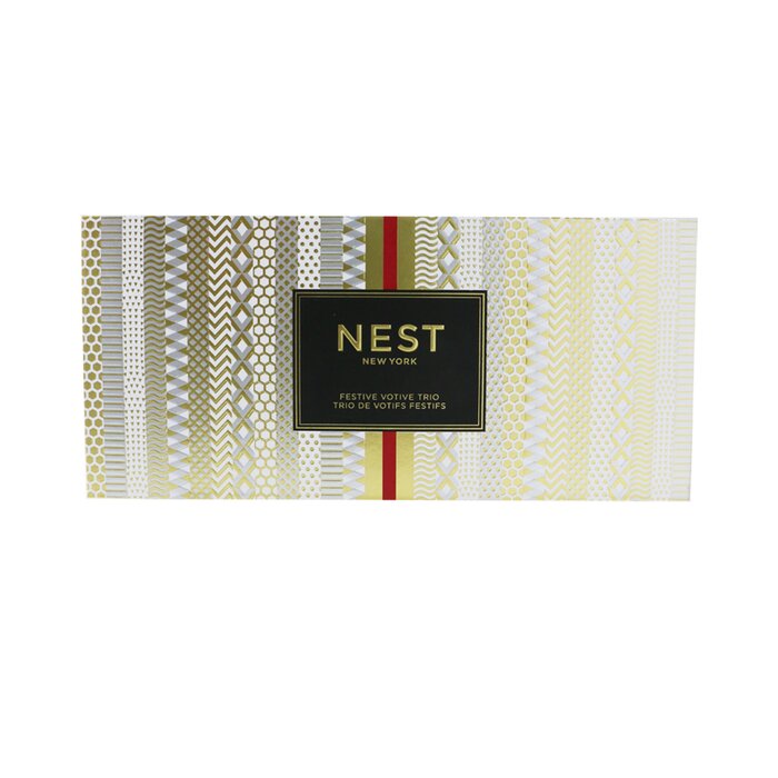 Nest Festive Votive Trio Candles Coffret: Holiday, Birchwood Pine, Blue Cypress & Snow 3x57g/2ozProduct Thumbnail