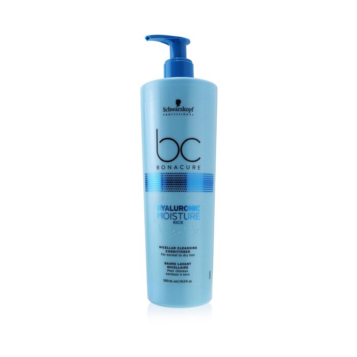 Schwarzkopf BC Bonacure Hyaluronic Moisture Kick Micellar Cleansing Conditioner (For Normal to Dry Hair)  500ml/16.9ozProduct Thumbnail