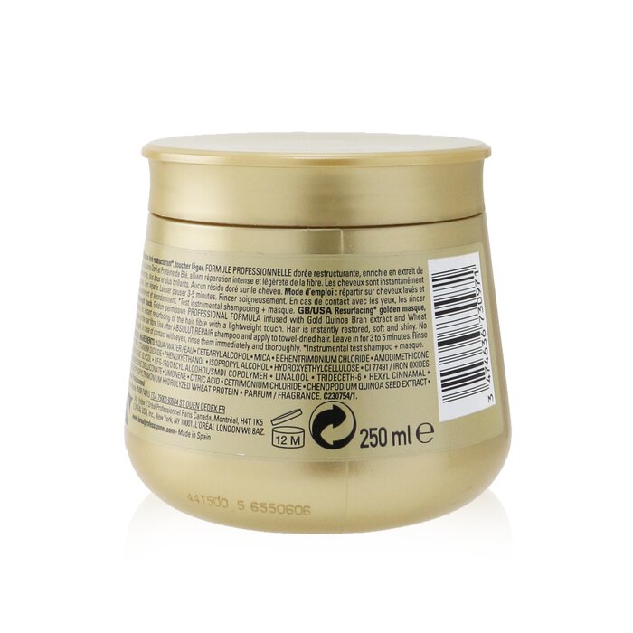 L'Oreal Professionnel Serie Expert - Absolut Repair Gold Quinoa + Protein Mascarilla Dorada Resurgidora (Toque Ligero) 250ml/8.4ozProduct Thumbnail