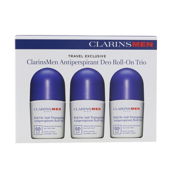 Clarins Men Antiperspirant Deo Roll-On Trio 3x50ml/1.7ozProduct Thumbnail