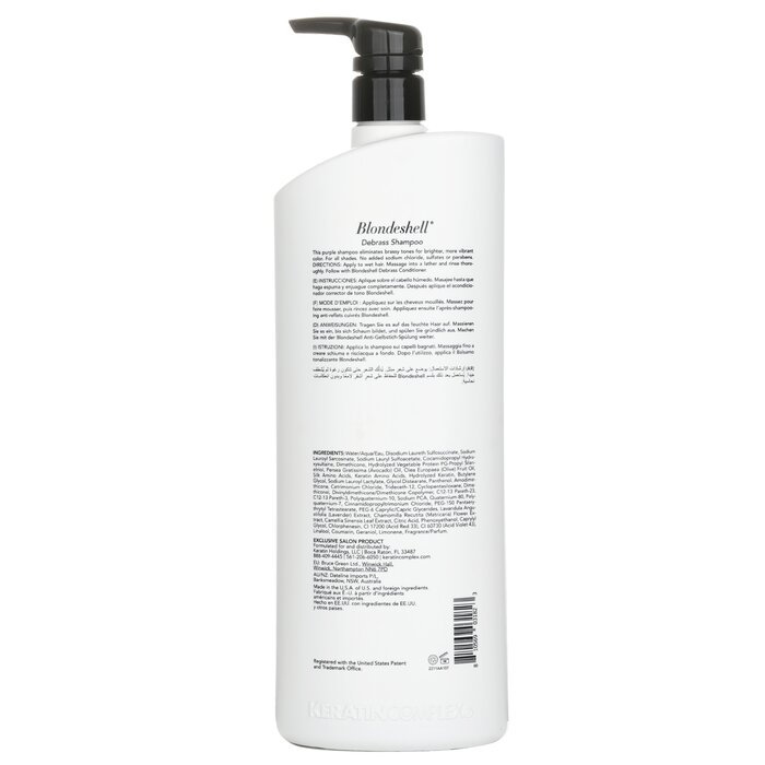 Keratin Complex Blondeshell Debrass Shampoo 1000ml/33.8ozProduct Thumbnail