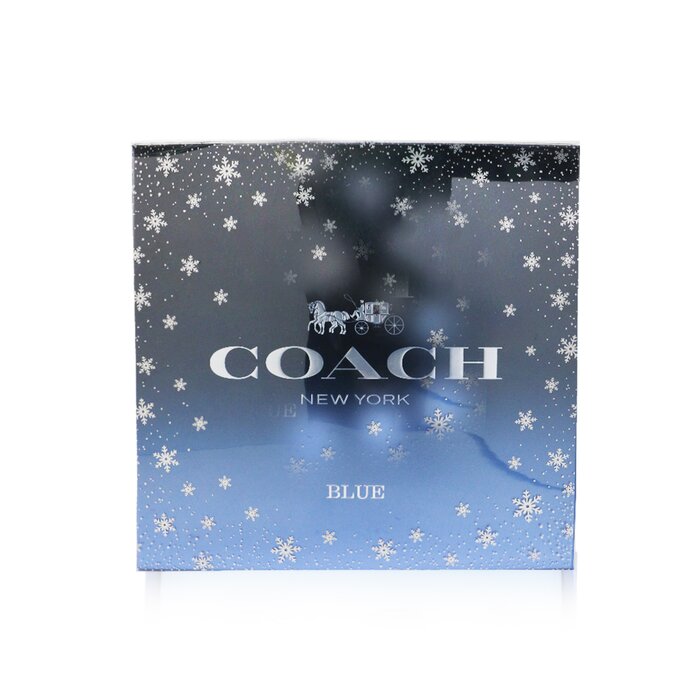 Coach مجموعة Blue: ماء تواليت سبراي 100مل/3.3 أوقية + ماء تواليت سبراي 15مل/0.5 أوقية + جل دش 100مل/3.3 اوقية 3pcsProduct Thumbnail