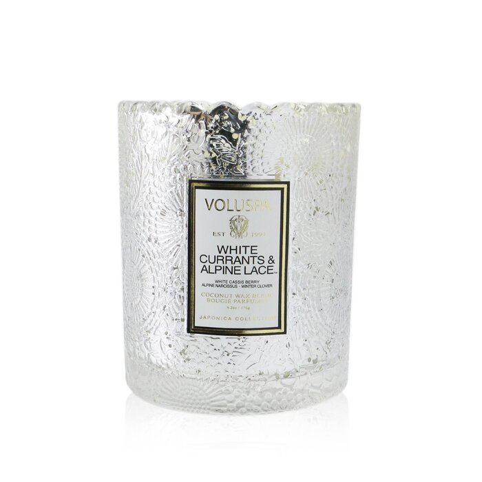 Voluspa Scalloped Edge Candle - White Currants & Alpine Lace 176g/6.2ozProduct Thumbnail