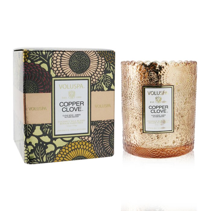 Voluspa شمع بحواف صدفية - Copper Clove 176g/6.2ozProduct Thumbnail