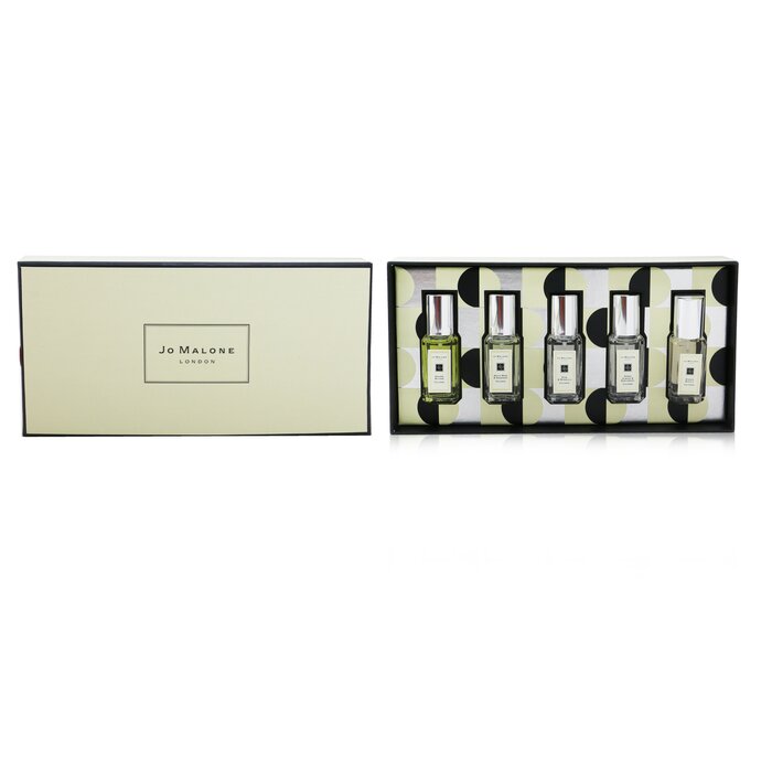 Jo Malone Christmas Cologne Collection: Orange Bitters, White Moss & Snowdrop, Rose & Magnolia, Green Almond & Redcurrant, Ginger Biscuit 5x9ml/0.3ozProduct Thumbnail