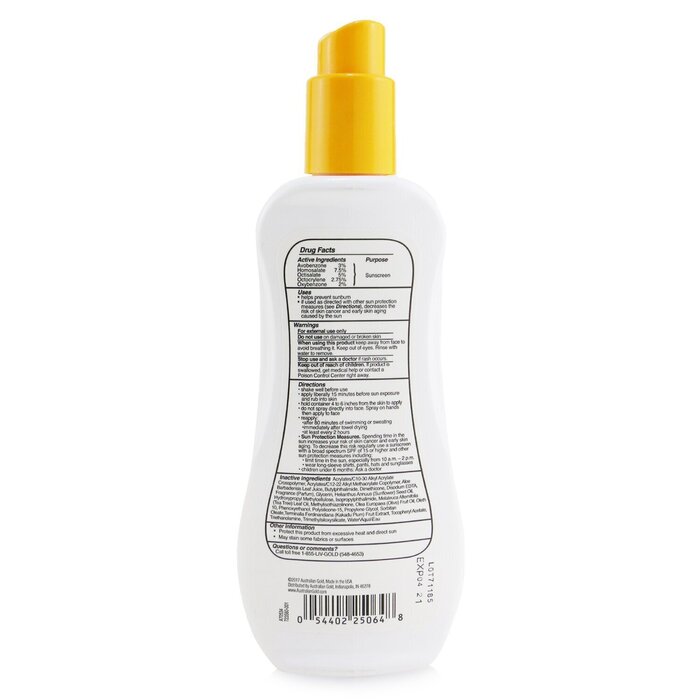 Australian Gold Spray Gel Sunscreen Broad Spectrum SPF 30 (Exp. Date: 04/2021) 237ml/8ozProduct Thumbnail