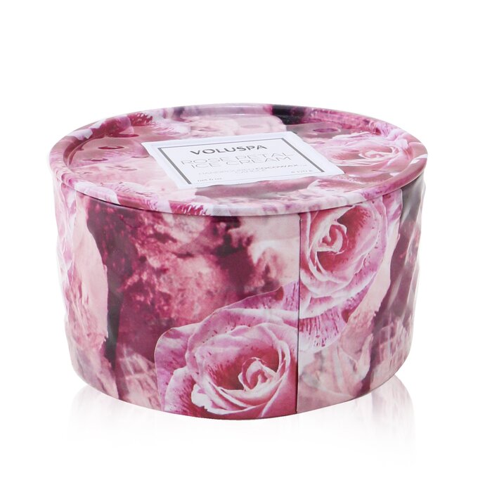Voluspa 2 Wick Tin Candle - Rose Petal Ice Cream 170g/6ozProduct Thumbnail