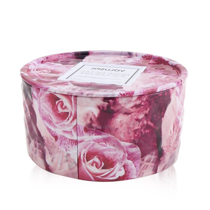 Voluspa 2 Wick Tin Candle - Rose Petal Ice Cream 170g/6ozProduct Thumbnail