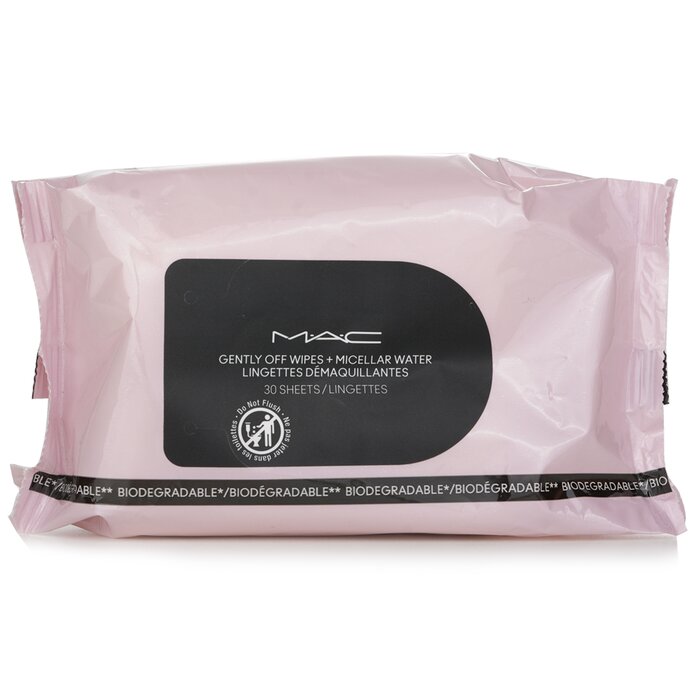 MAC Gently Off Wipes + Micellar Water 30wipesProduct Thumbnail