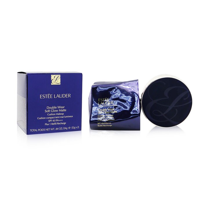 Estee Lauder Double Wear Soft Glow Matte Cushion Makeup SPF 45 With Extra Refill 2x12g/0.42ozProduct Thumbnail