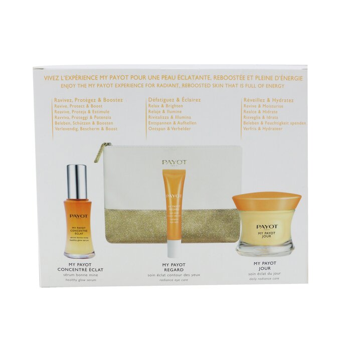 Payot Set My Payot Energising Ritual 3-Piezas: Hidratante de Día 50ml + Cuidado de Ojos 15ml + Suero 30ml 3pcs+1pouchProduct Thumbnail