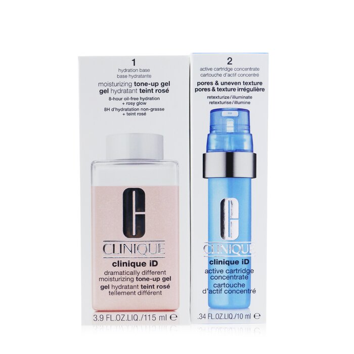 Clinique Clinique iD Dramatically Different Tone-Up Gel + Active Cartridge Concentrate For Pores & Uneven Texture 125ml/4.2ozProduct Thumbnail