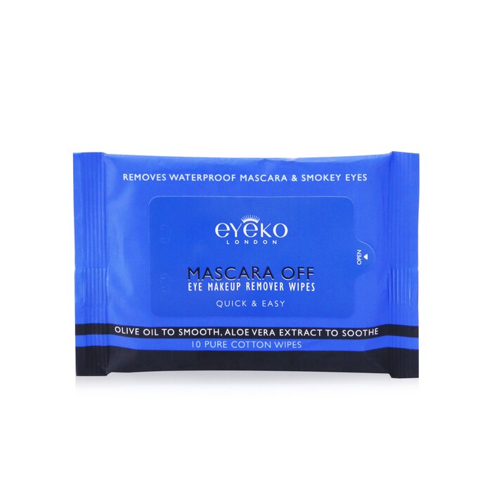 Eyeko Mascara Off Eye Makeup Remover Wipes 10wipesProduct Thumbnail