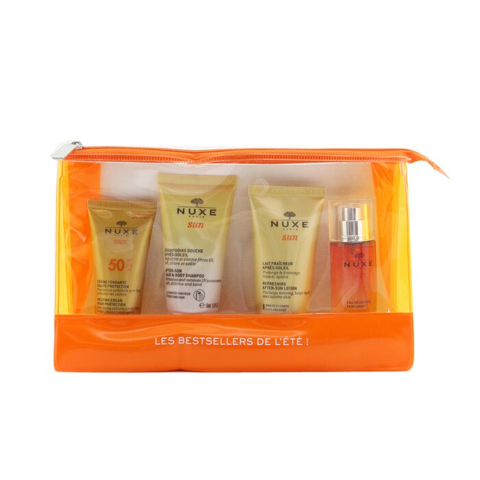 Nuxe Nuxe Sun My Summer Ritual Set: (Face Cream SPF50 30ml + Hair & Body Shampoo 50ml + After-Sun Lotion 50ml + Fragrant Water 30ml) 4pcsProduct Thumbnail