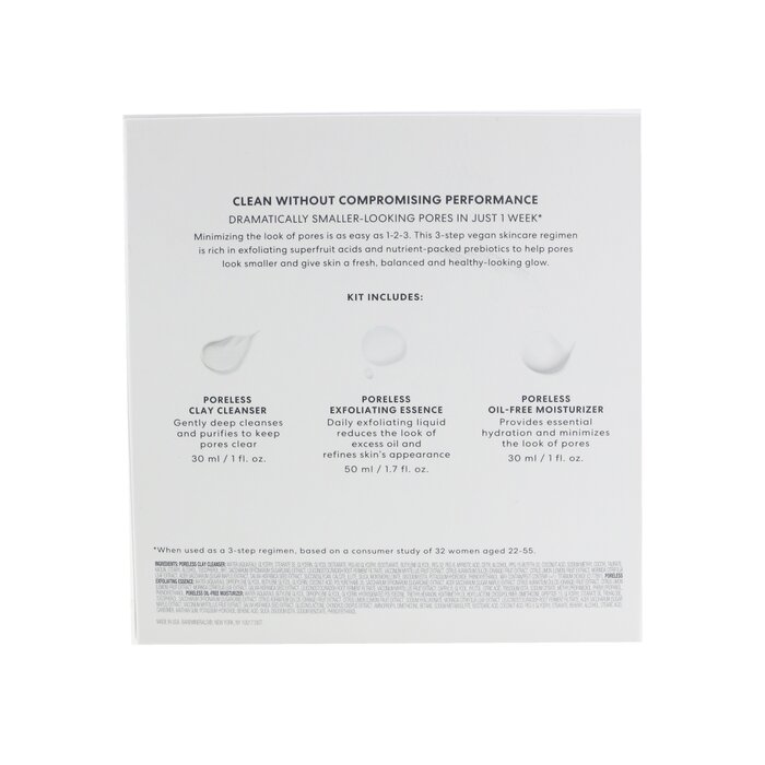 BareMinerals Kit Poreless At Any Age Starter: Limpiador de Arcilla 30ml + Esencia Exfoliante 50ml + Hidratante Libre de Aceite 30ml 3pcsProduct Thumbnail