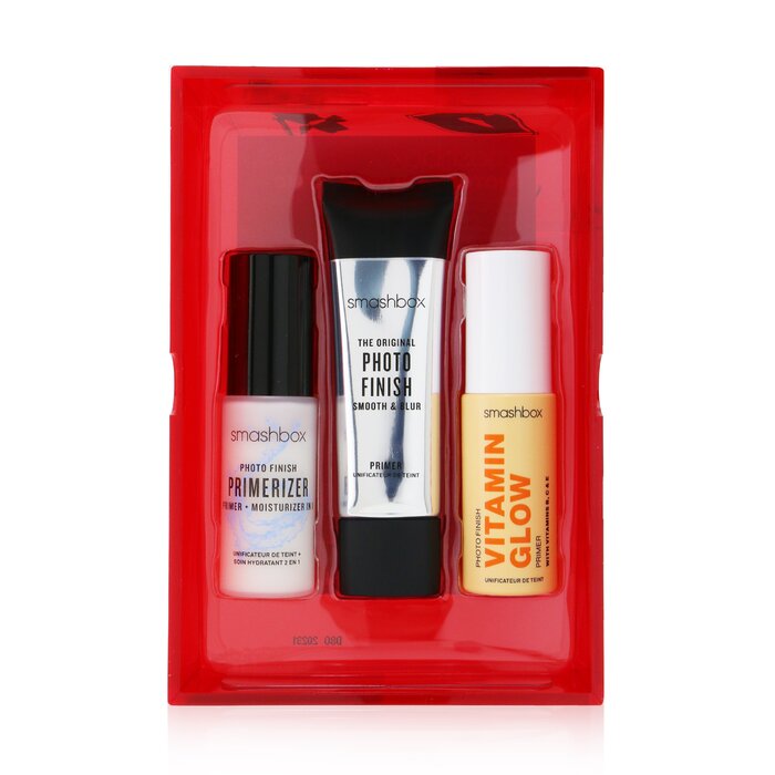 Smashbox Photo Finish Primer Trio Set (1x Photo Finish Primerizer, 1x The Original Photo Finish Smooth & Blur Primer, 1x Photo Finish Vitamin Glow Primer) 3pcsProduct Thumbnail