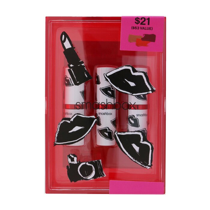 Smashbox Be Legendary Lipstick Trio Set (3x Be Legendary Lipstick) 3x3g/0.1ozProduct Thumbnail
