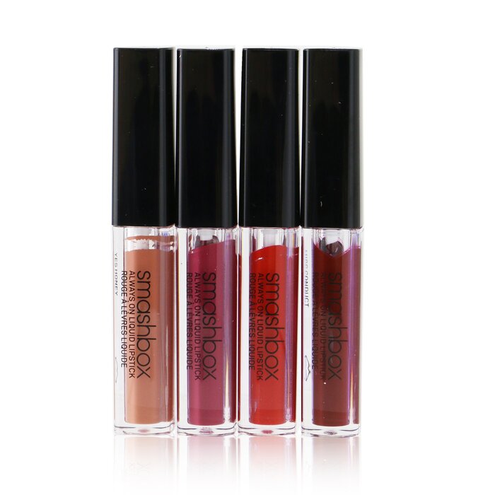 Smashbox Always On Liquid Lip Set (4x Mini Matte Liquid Lipstick) 4x0.9ml/0.03ozProduct Thumbnail