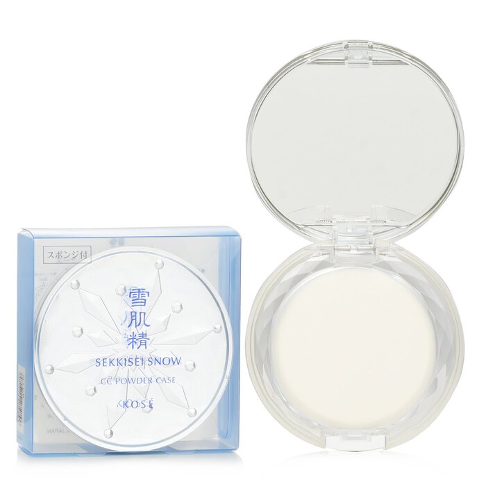 Kose Sekkisei Snow CC Powder Case With Sponge 1pcProduct Thumbnail