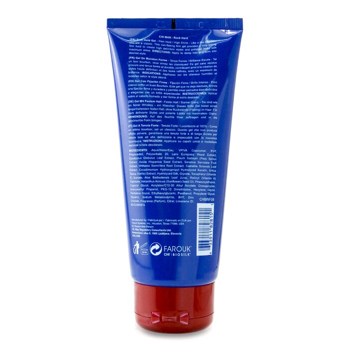CHI Man Rock Hard Firm Hold Gel (Firm Hold/ High Shine) 177ml/6ozProduct Thumbnail