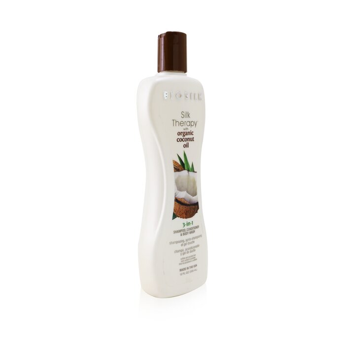 BioSilk Silk Therapy with Coconut Oil 3-In-1 Shampoo, Conditioner & Body Wash 355ml/12ozProduct Thumbnail
