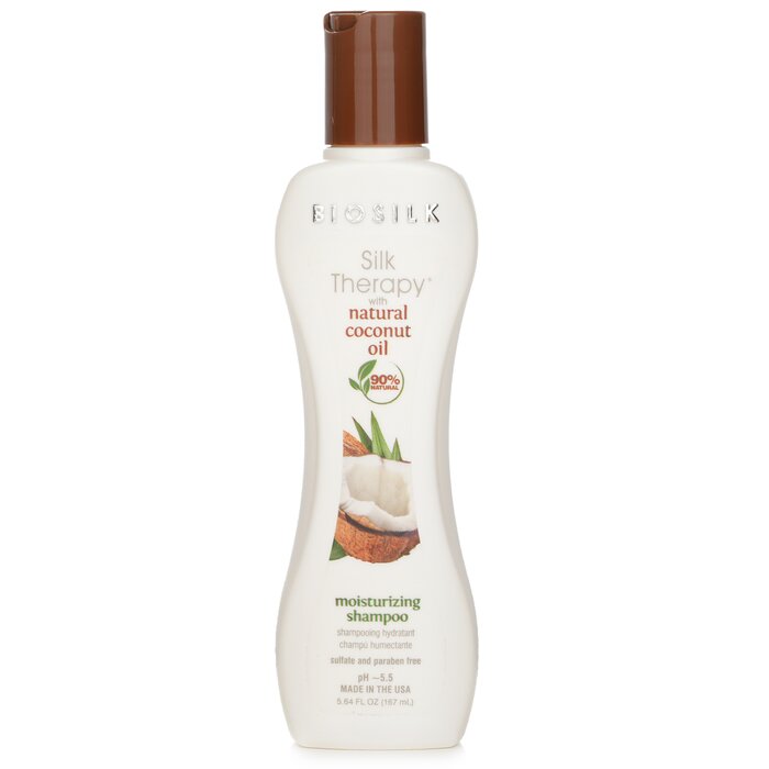 BioSilk Silk Therapy with Coconut Oil Moisturizing Shampoo 167ml/5.64ozProduct Thumbnail