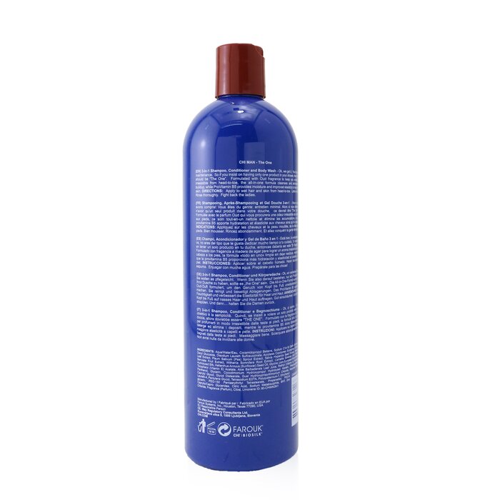 CHI Man The One 3-in-1 Shampoo, Conditioner & Body Wash 739ml/25ozProduct Thumbnail